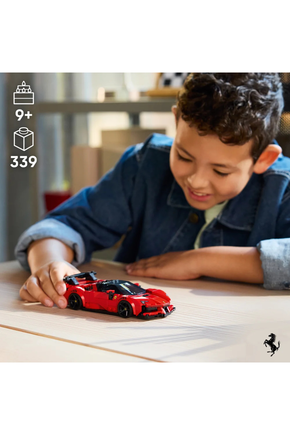 LEGO ® Speed Champions Ferrari SF90 XX Stradale Spor Araba 77254 - 9+ Oyuncak Yapım seti (339 Parça) fotoğrafı 2 (önizleme)