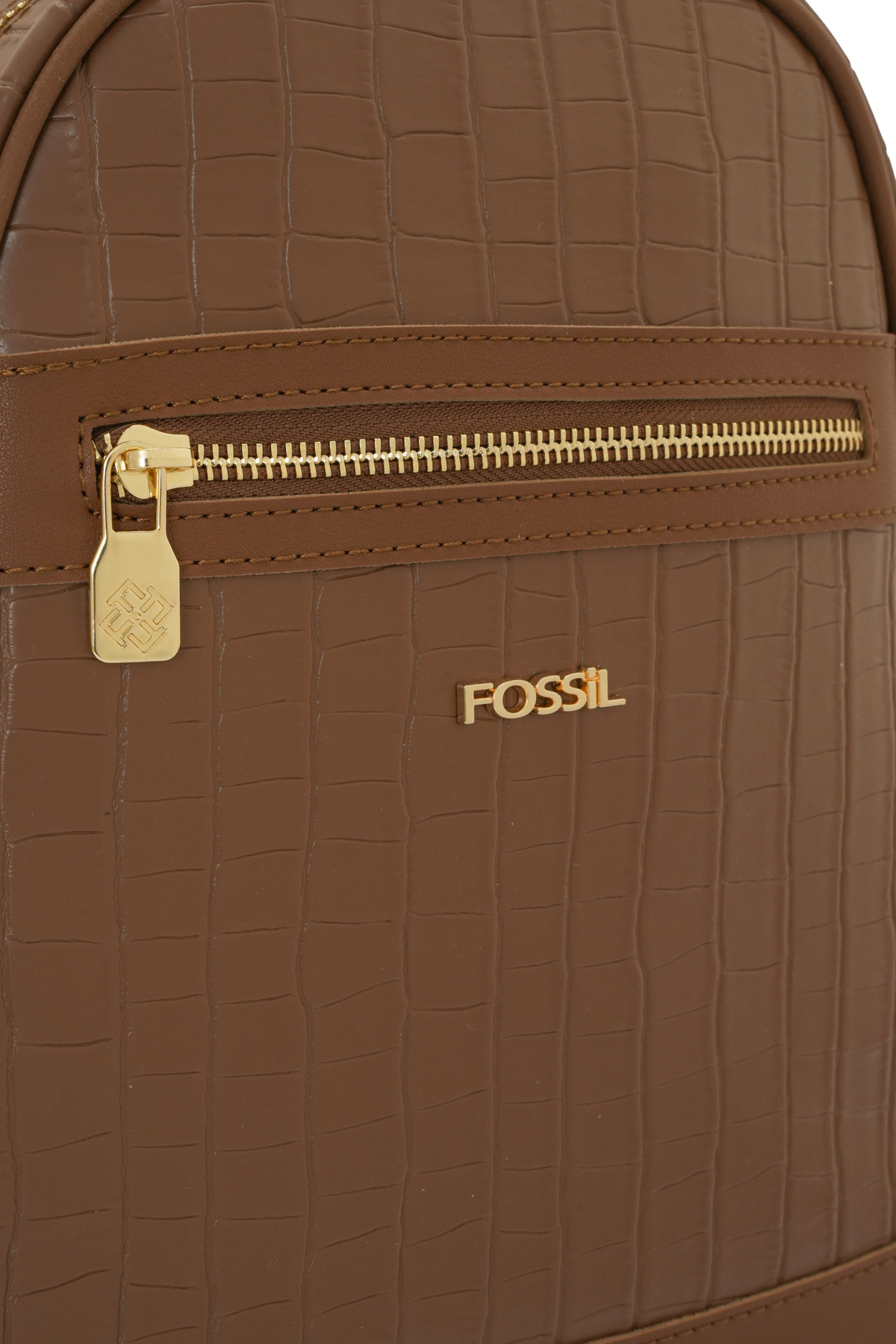 کوله‌پشتی Fossil زنانه قهوهای مایل به زرد 05FD25K507 اورجینال - تصویر 3