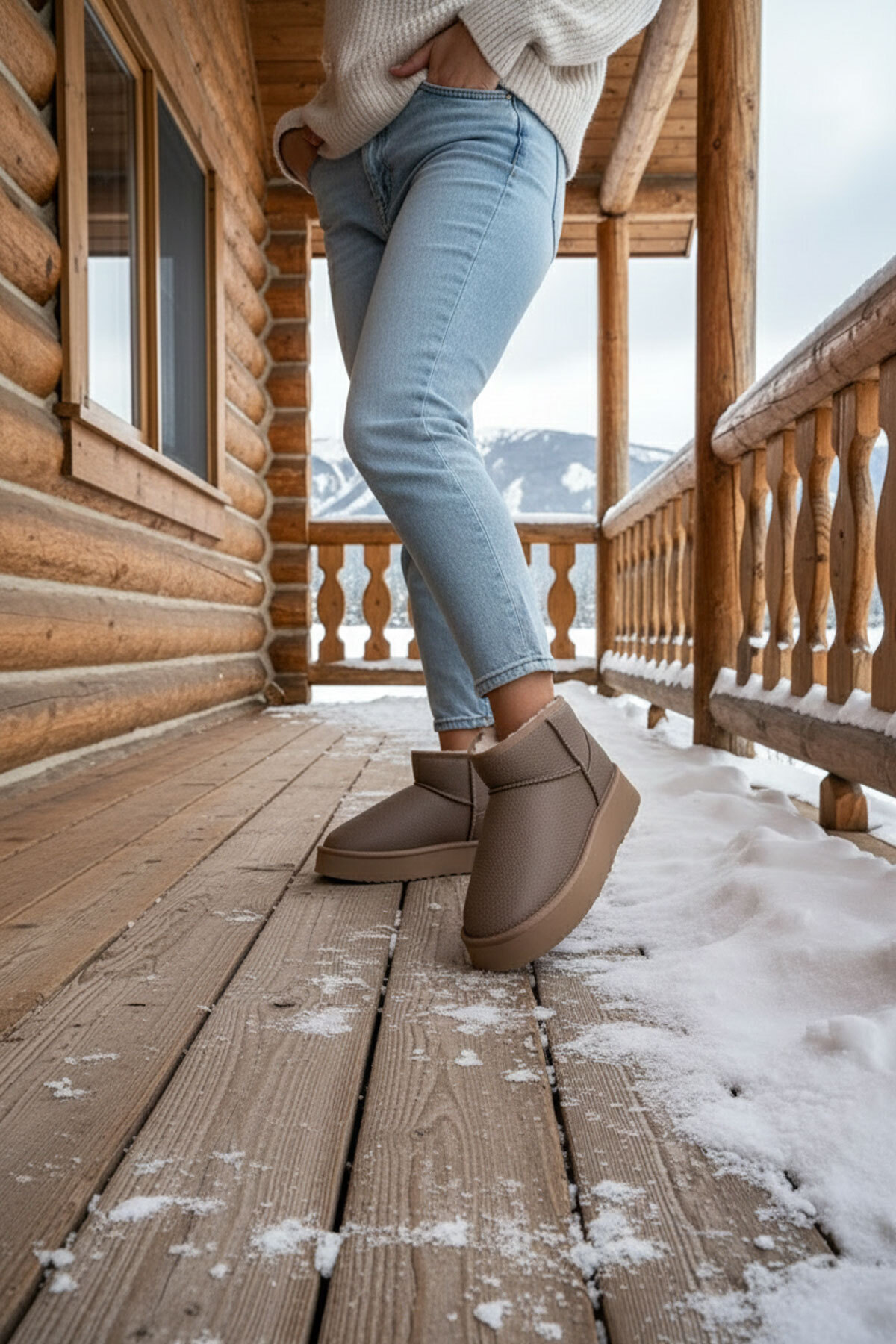 SOHO Nerzfarbene Damenstiefel – Modell 19761 Bootie