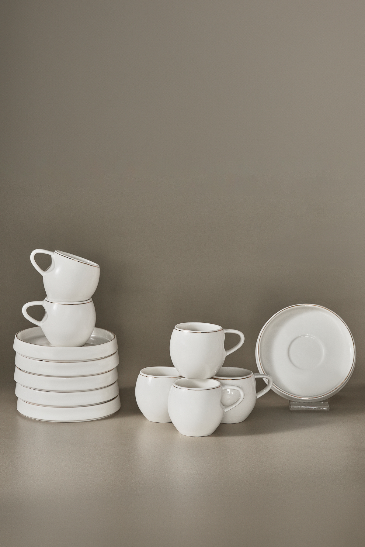 Karaca Sunset sada šálků na kávu pro 6 osob 100 ml