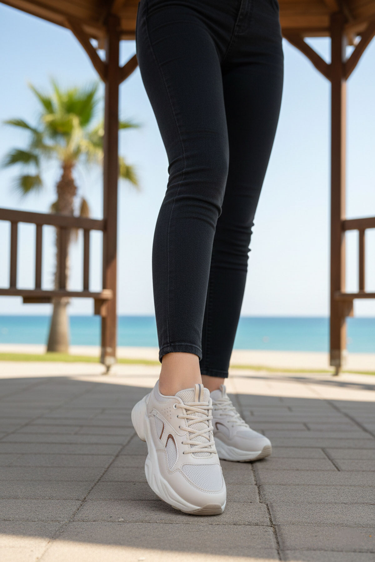 SOHO  Bej-Kahve Kadın Sneaker 20822 - Görsel 3