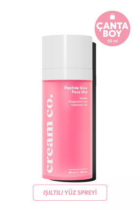 Cream Co. Nemlendirici Aydınlatıcı Yüz Spreyi | Peptit Face Mist | Ektoin Hya...