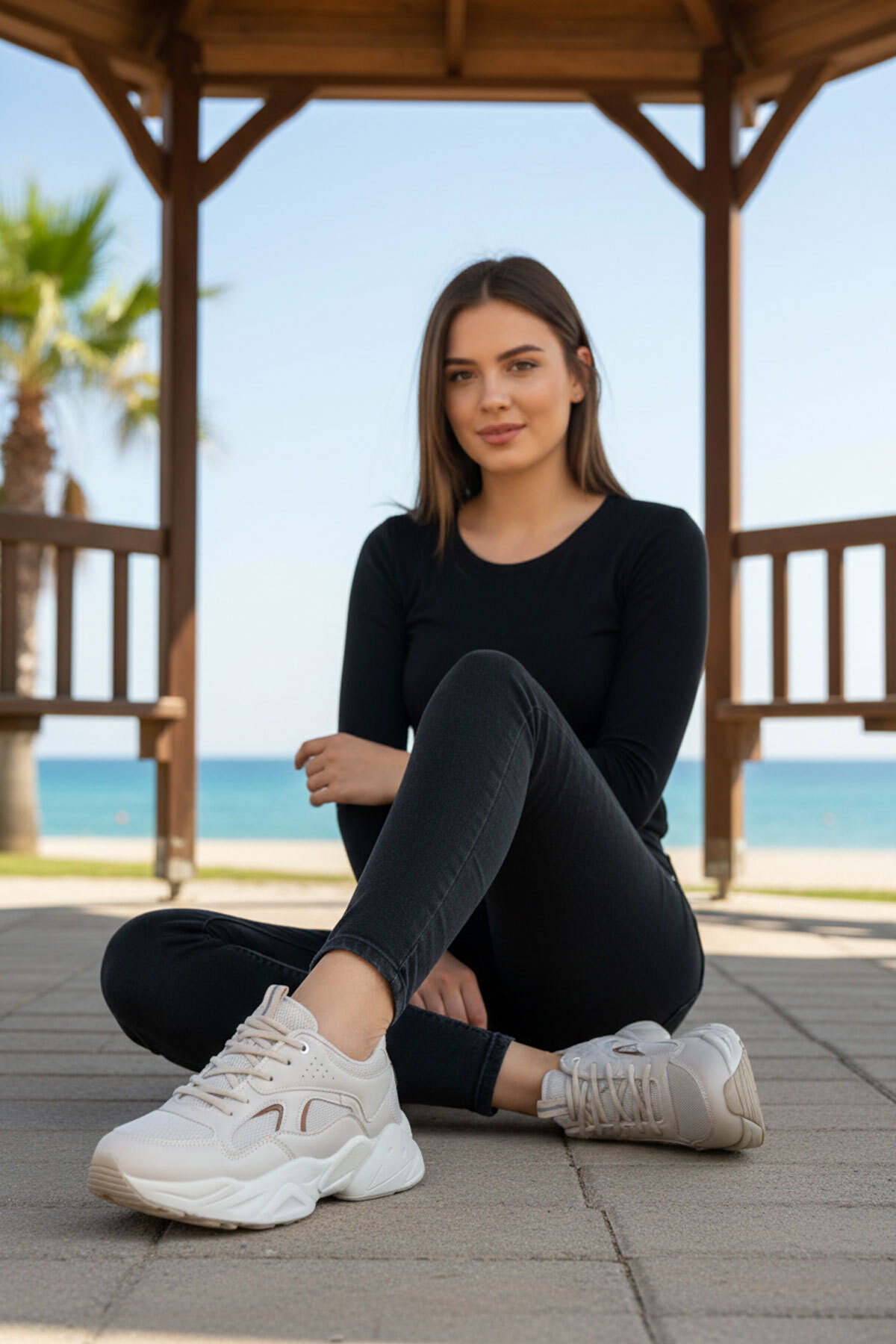 SOHO  Bej-Kahve Kadın Sneaker 20822