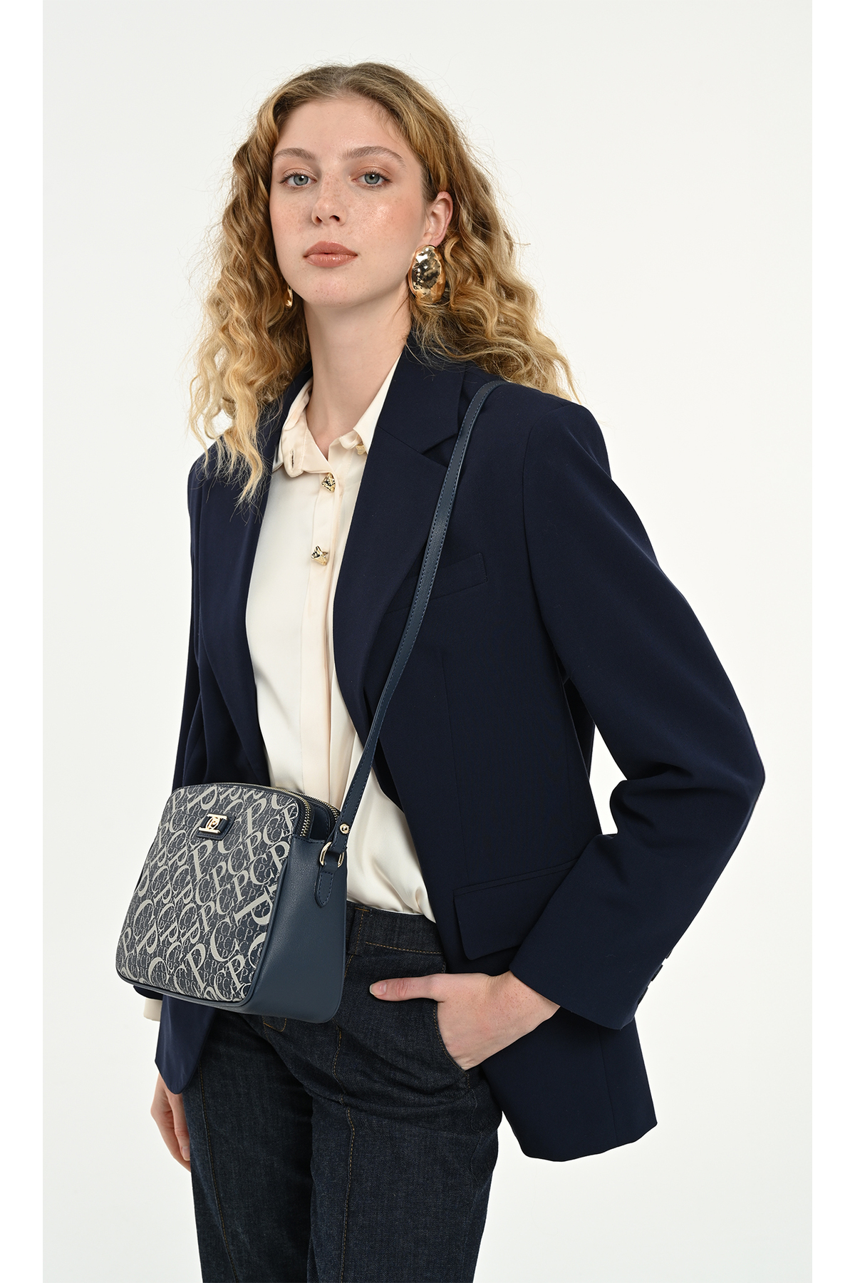 Laci Monogram Women's Crossbody Shoulder Bag 05PO25Y2518