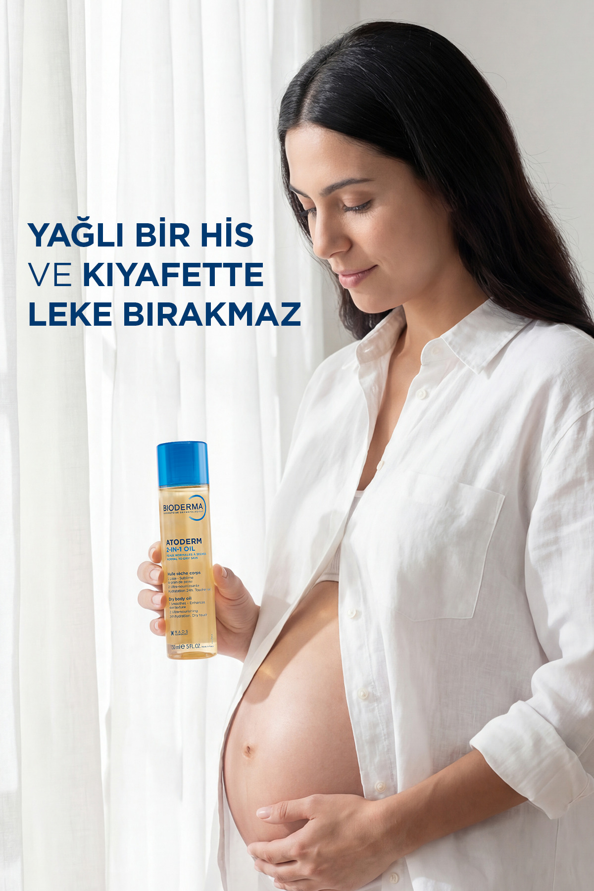 Bioderma Atoderm 2-in-1 Body Oil Hamileler için Çatlak Önleyici Besleyici ve Nemlendirici Bakım Yağı 150 ml fotoğrafı 5 (önizleme)