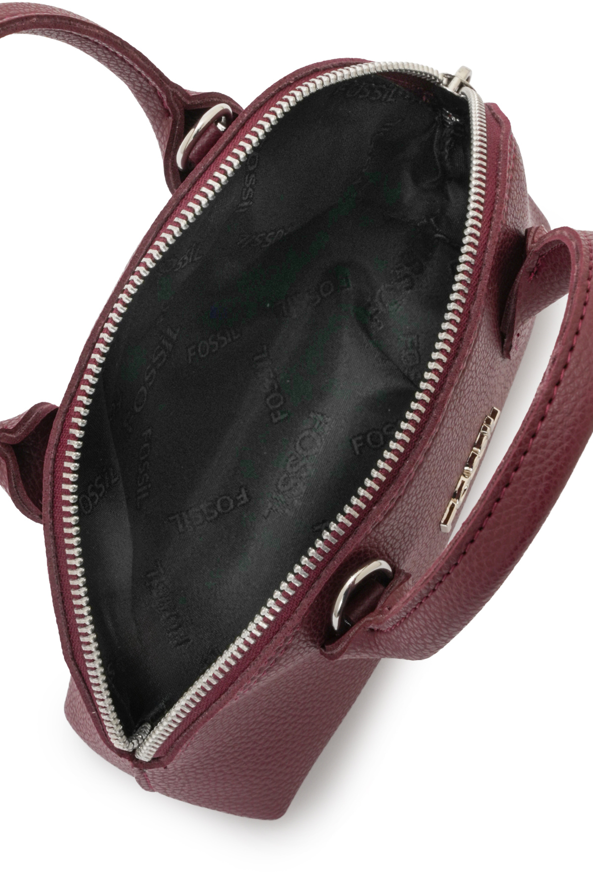 کیف Fossil دستی و صلیب شانه زنانه Claret Red 05FO25K5091 اورجینال - تصویر 5