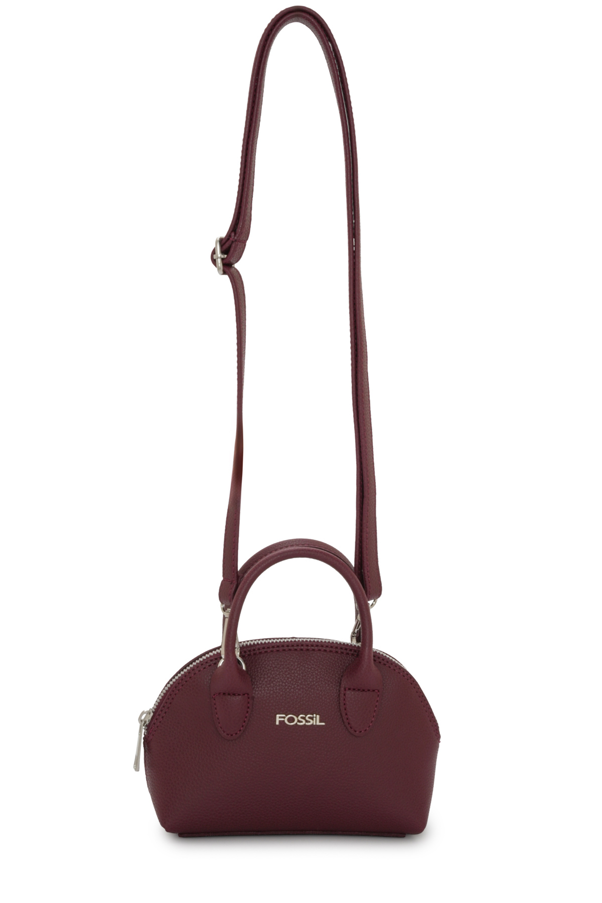 کیف Fossil دستی و صلیب شانه زنانه Claret Red 05FO25K5091 اورجینال - تصویر 1