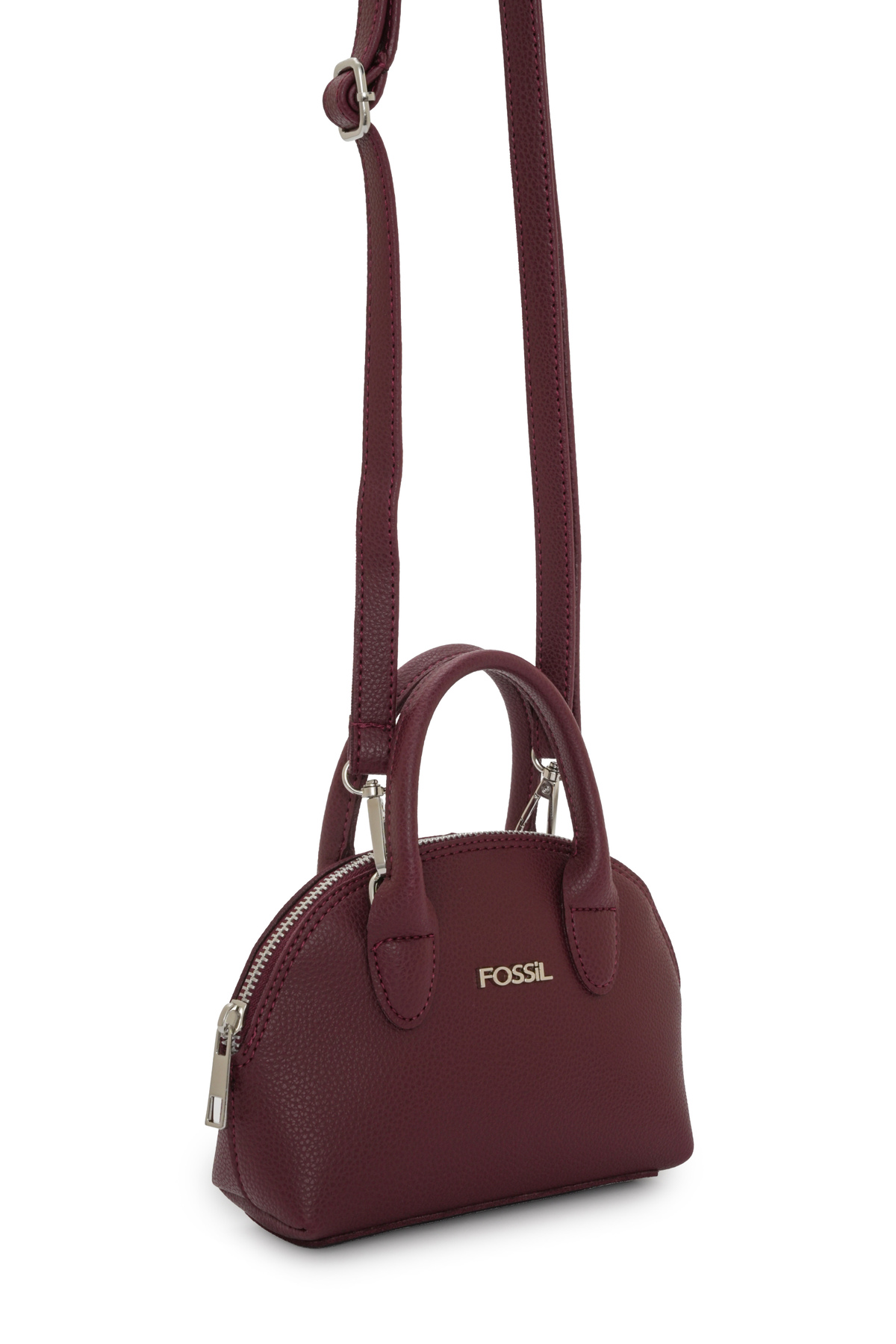 کیف Fossil دستی و صلیب شانه زنانه Claret Red 05FO25K5091 اورجینال - تصویر 2