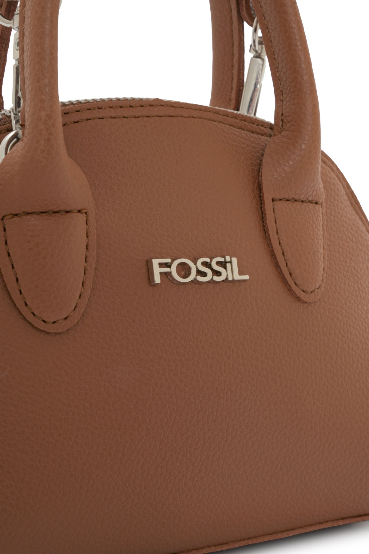 کیف Fossil دستی و شانه ای زنانه برنزه روشن 05FO25K5091 اورجینال - تصویر 4