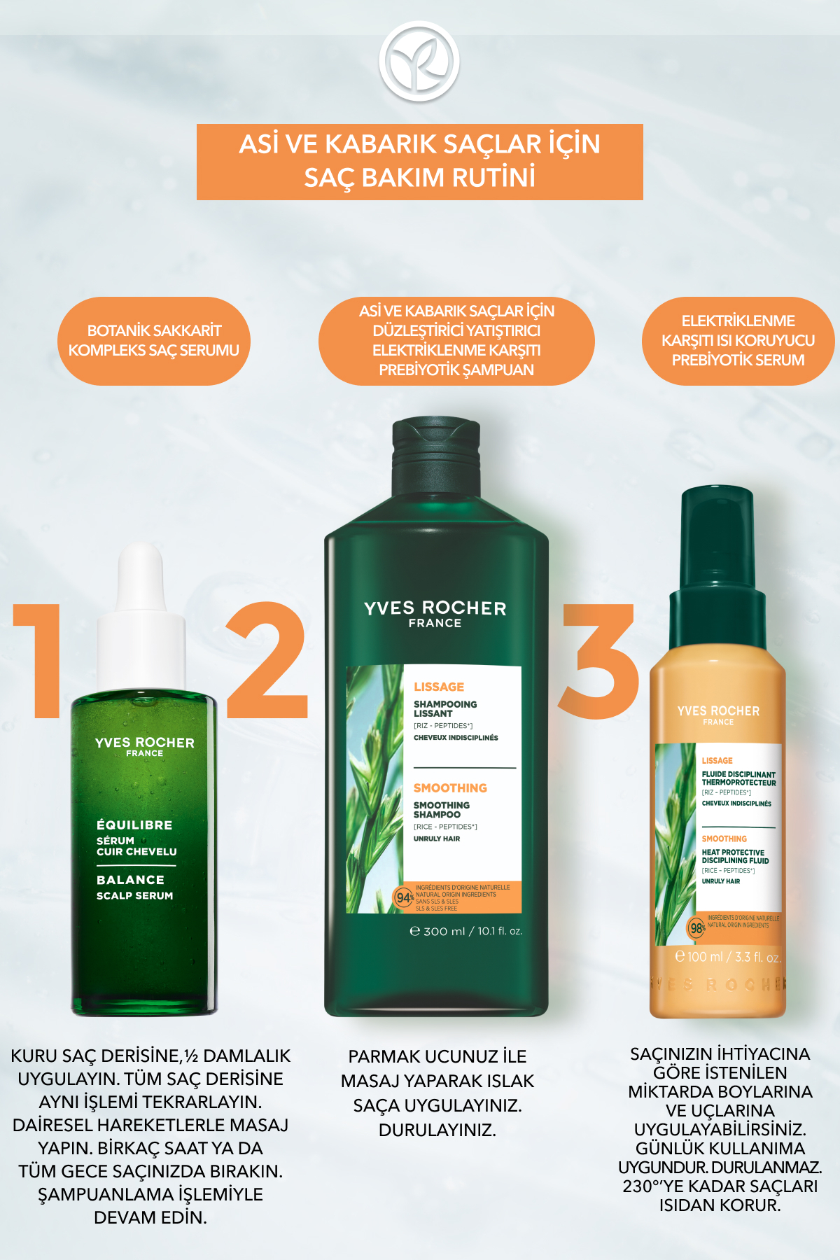 Yatıştırıcı Prebiyotik Şampuan-Asi ve Kabarık Saçlar / Lissage-SLS,SLES İçermez,Vegan-300ml — 729 — تصویر 6 از 7