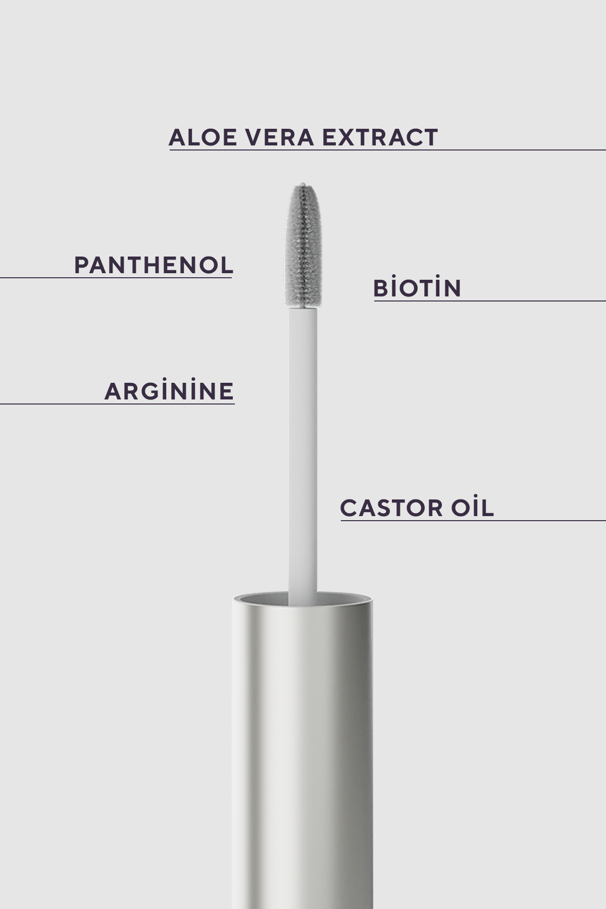 Kaş & Kirpik Bakım Serumu Peptit Kompleks, Arginine,Castor Oil, Biotin 6 ML — TCKKS6 — تصویر 5 از 6