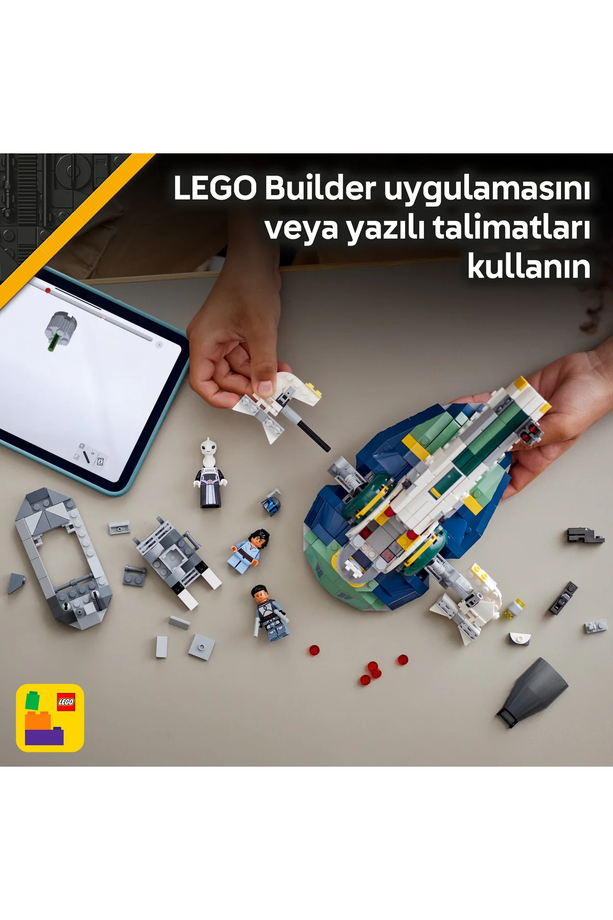 ® جنگ ستارگان: حملهٔ کلون‌ها – کشتی فضایی جانگو فِت ۷۵۴۳۳ – مجموعه ساختنی اسباب‌بازی ۹+ سال (۷۰۷P)