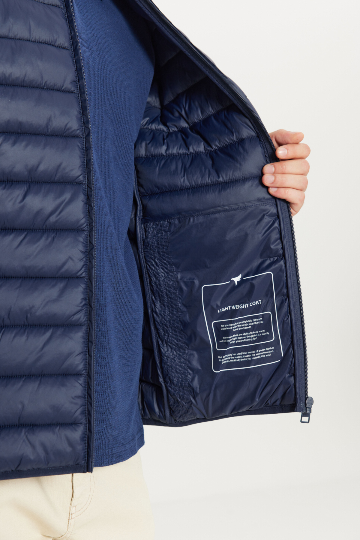 AC&Co / Altınyıldız Classics  Rüzgar Geçirmez Sıcak Tutan Hafif Elyaf Dolgulu Şişme Erkek Mont - Görsel 9