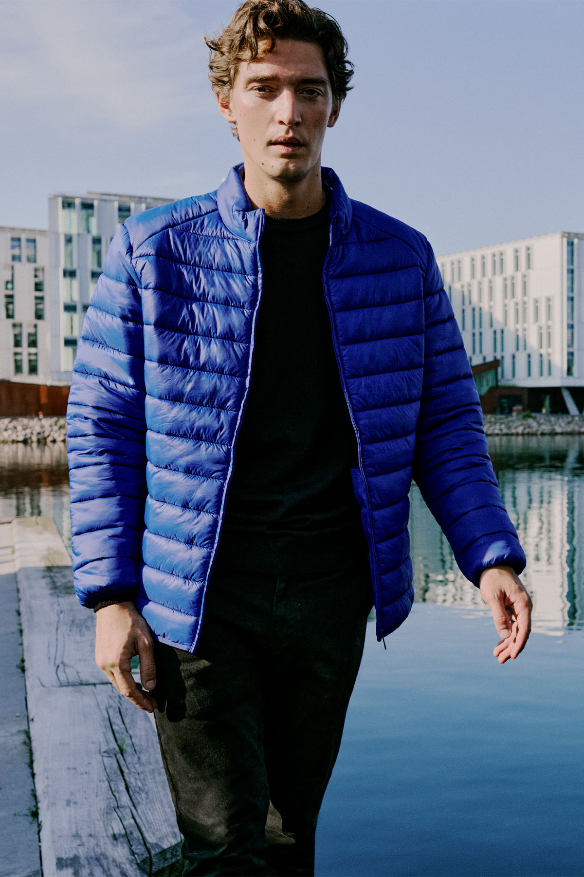 AC&Co / Altınyıldız Classics  Rüzgar Geçirmez Sıcak Tutan Hafif Elyaf Dolgulu Şişme Erkek Mont - Görsel 8