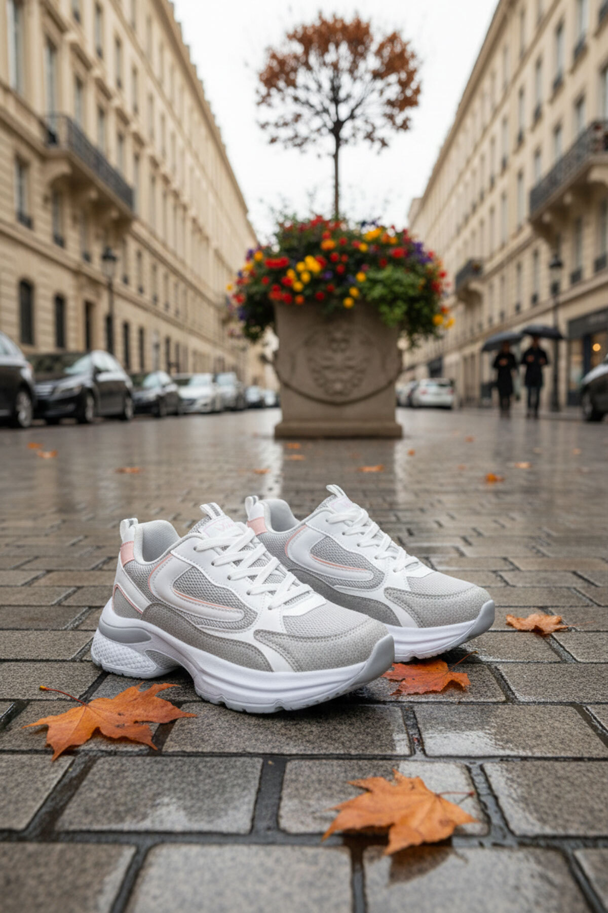 SOHO  Buz-Pudra-Beyaz Kadın Sneaker 18802 - Görsel 2