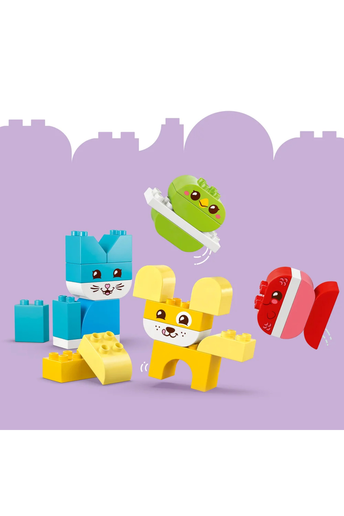 LEGO ® DUPLO® İlk 3'ü 1 Arada Yaratıcı Sevimli Hayvanlar 10477 - 1.5+ Oyuncak Yapım Seti (24P) fotoğrafı 5 (önizleme)