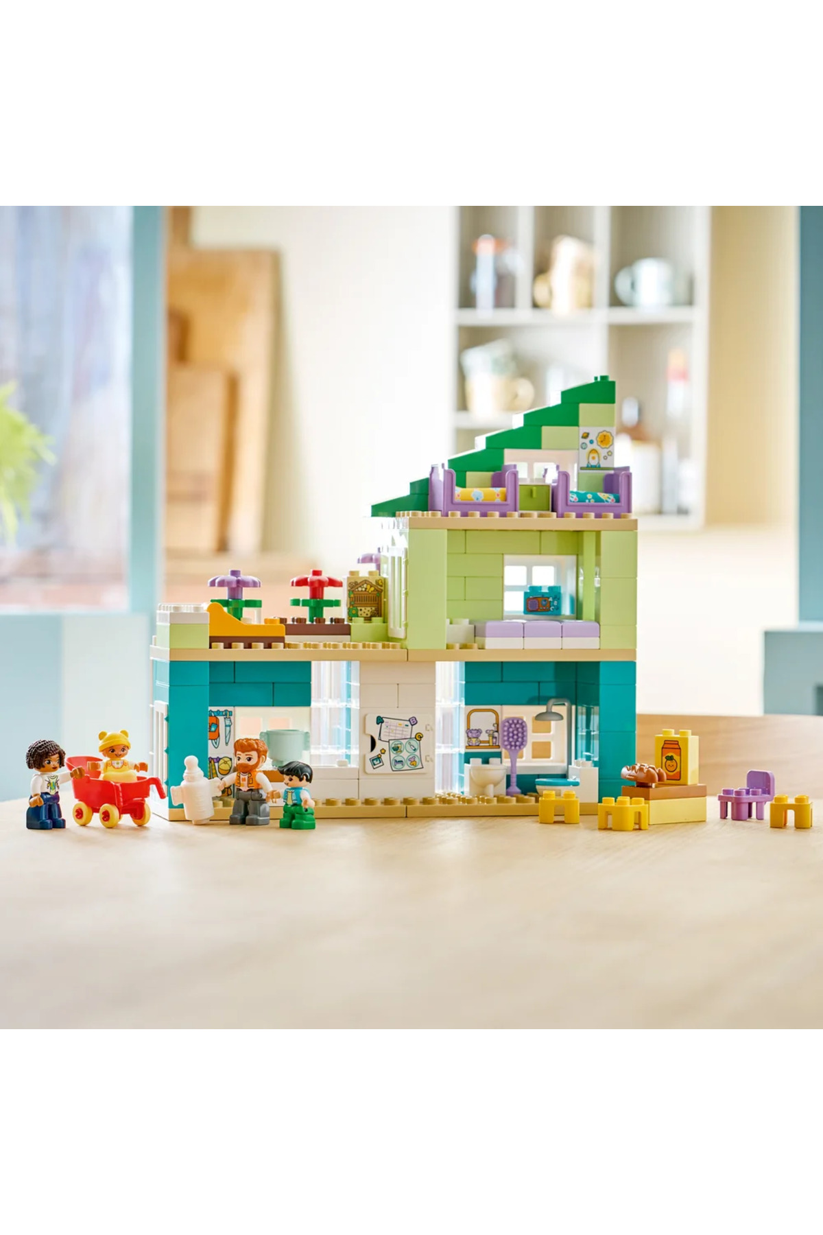 LEGO ® DUPLO® Kasabası 3’ü 1 Arada Figürlü Modern Aile Evi 10470 - 2+ Oyuncak Yapım Seti (166 Parça) fotoğrafı 4 (önizleme)
