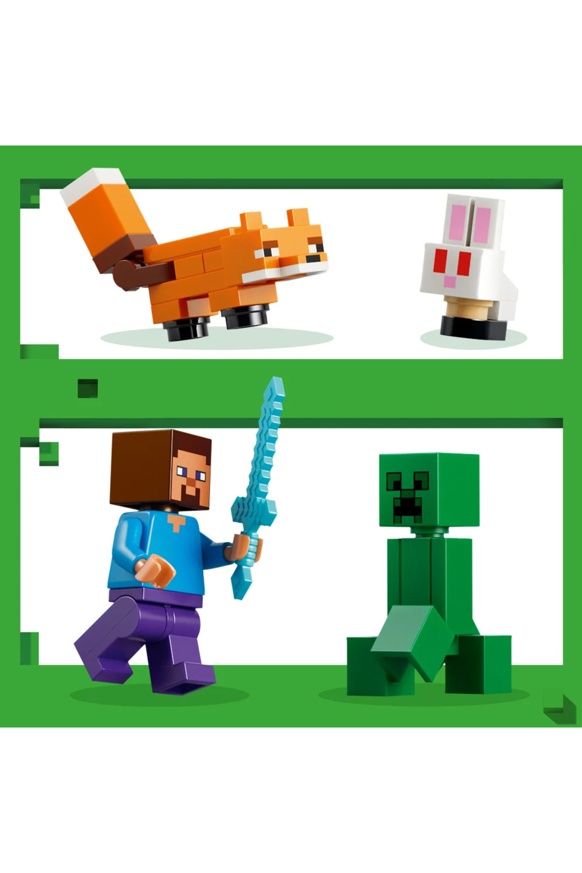 LEGO ® Minecraft® Steve’in Tayga Macerası 21583 - 6+ Yaratıcı Oyuncak Yapım Seti (79 Parça) fotoğrafı 5 (önizleme)
