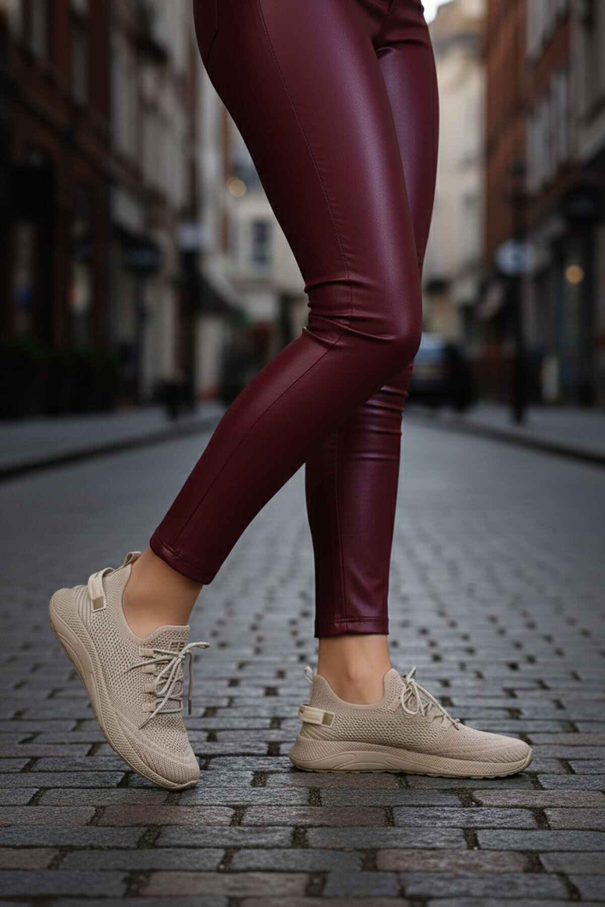Beige-Beige Unisex Sneaker 16884
