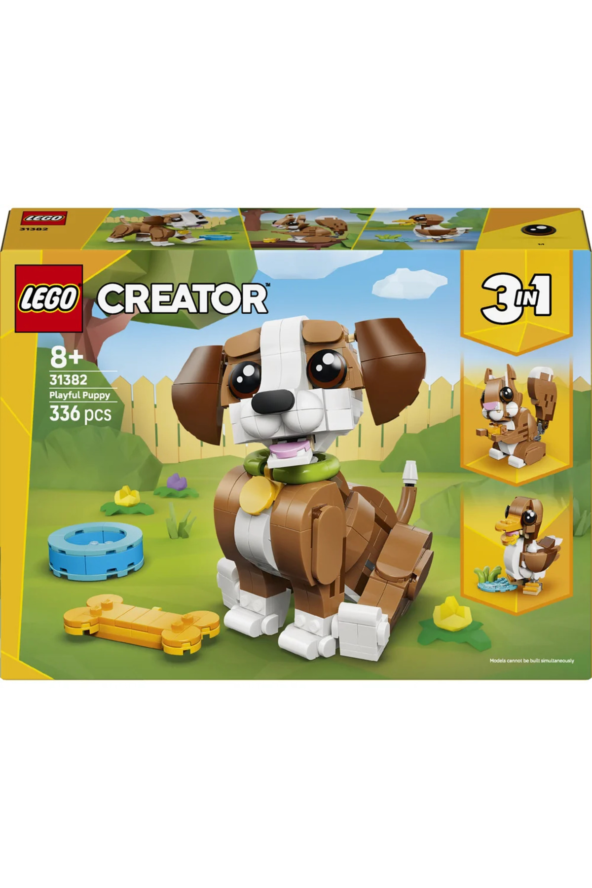 LEGO ® Creator 3’ü 1 Arada Sevimli Hayvanlar: Yavru Köpek 31382 – 8+ Oyuncak Yapım Seti (336 Parça) fotoğrafı 3 (önizleme)