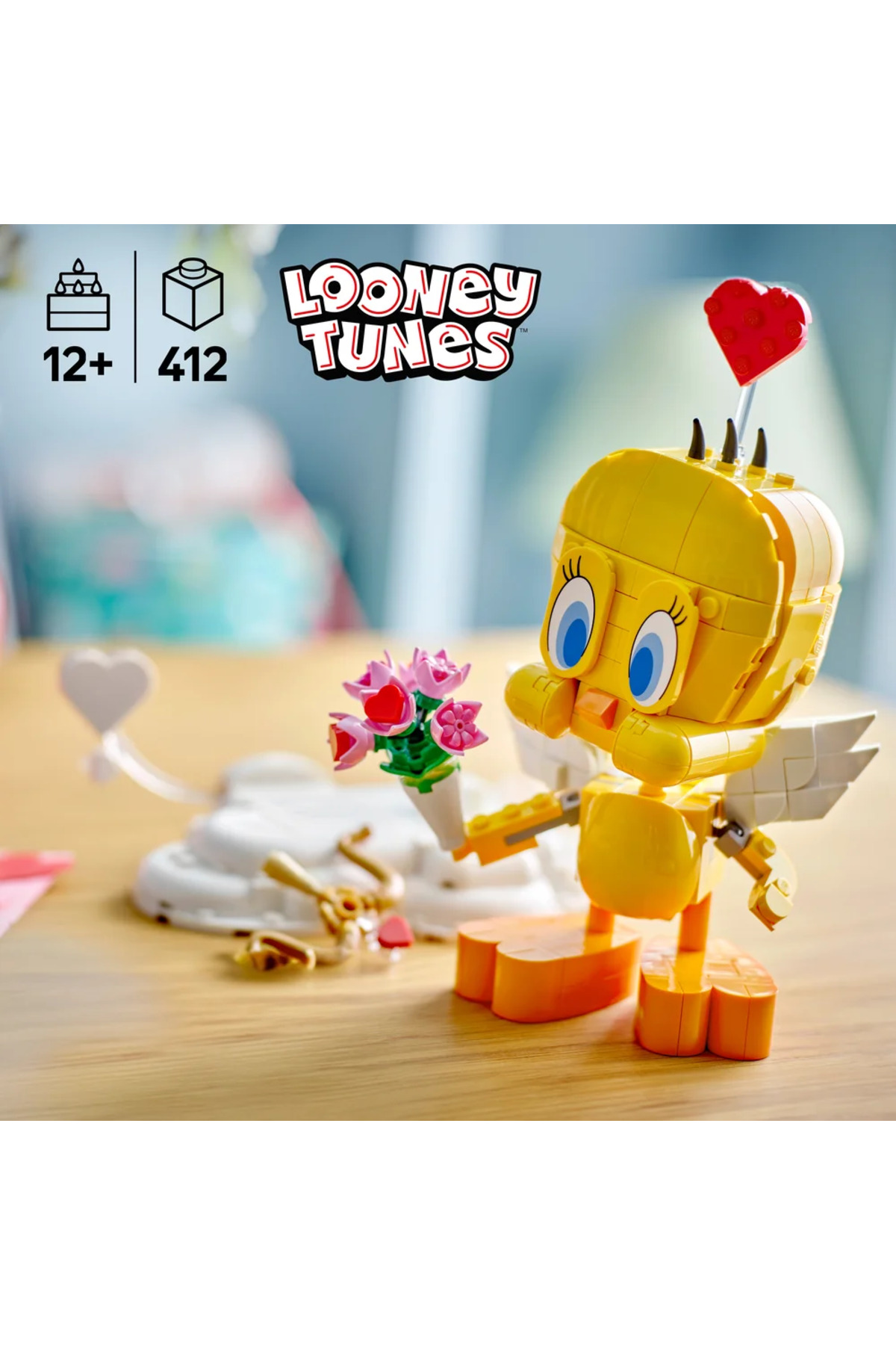 LEGO ® Looney Tunes Sevgili Kuş Tweety 40824 - 12+ Yaratıcı Oyuncak Yapım Seti (412 Parça) fotoğrafı 5 (önizleme)