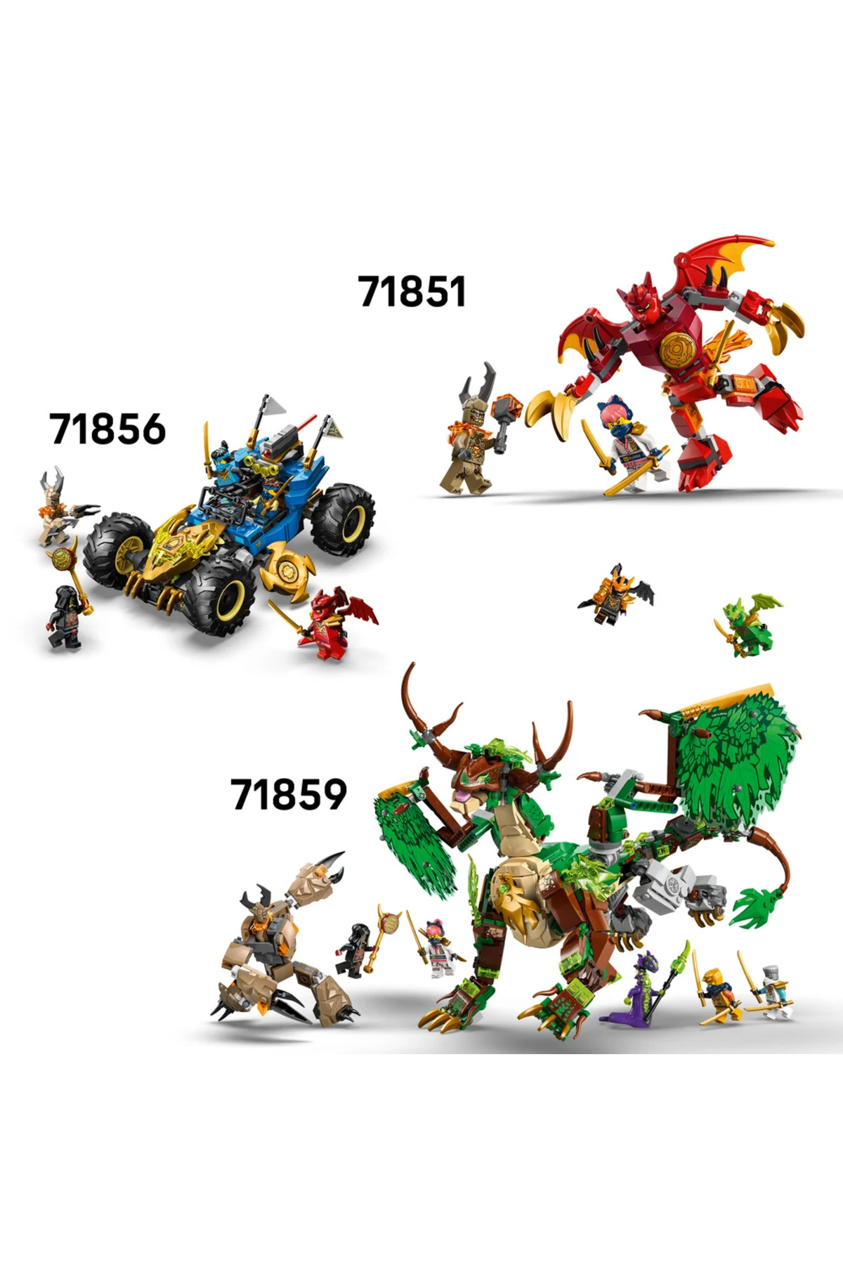 LEGO ® NINJAGO® Ninja Aracı Ağaç Ev Savaşı 71857 - 7+ Yaratıcı