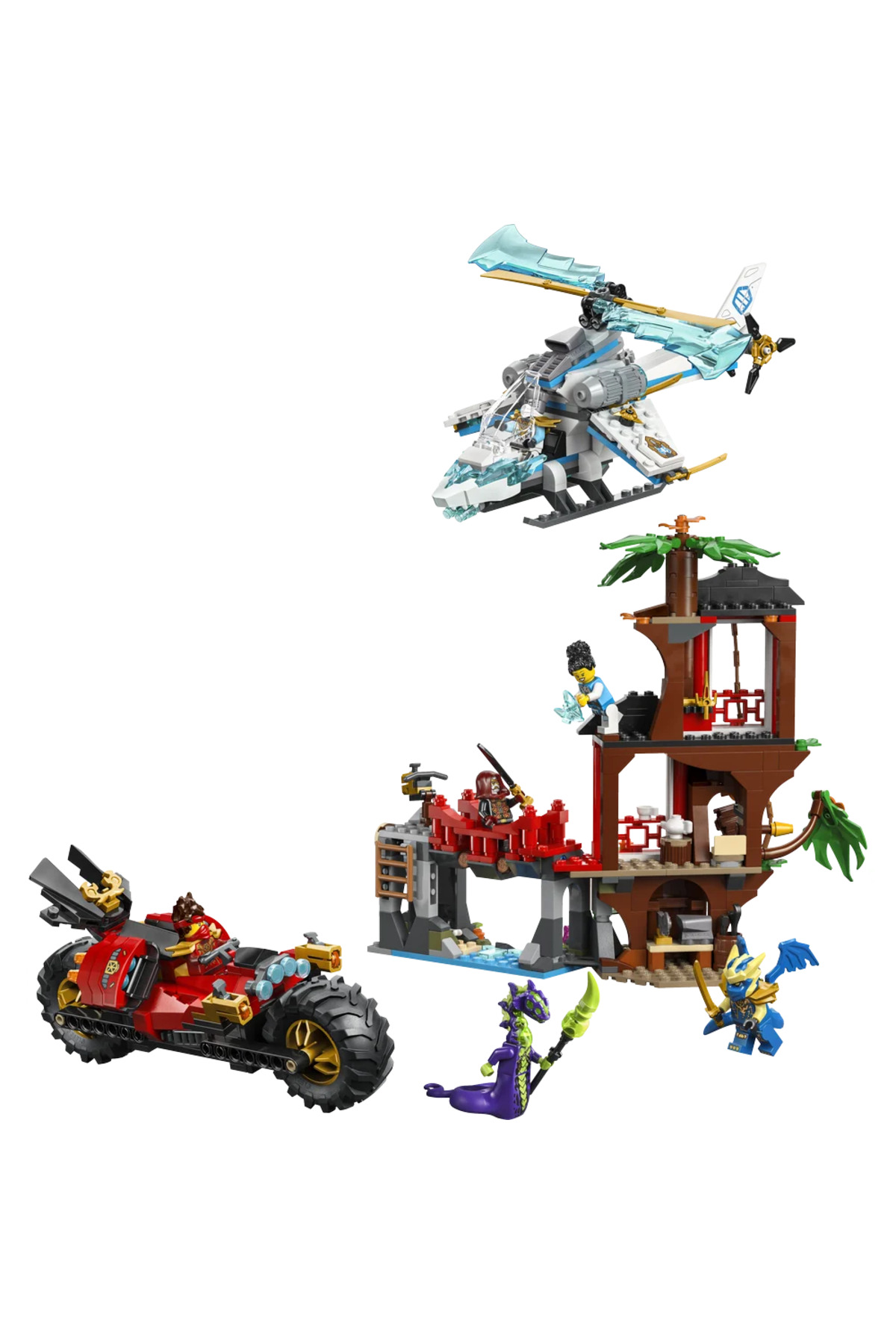 LEGO ® NINJAGO® Ninja Aracı Ağaç Ev Savaşı 71857 - 7+ Yaratıcı