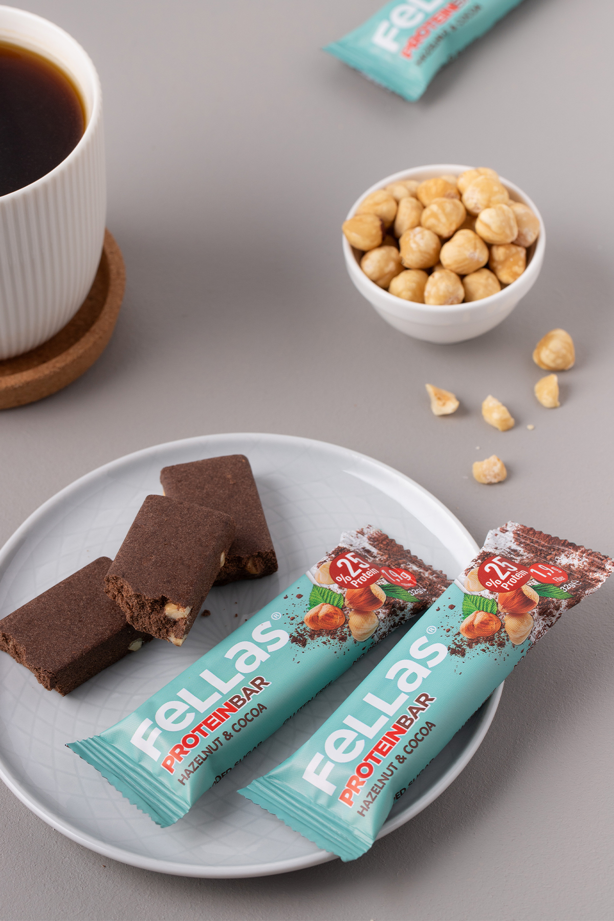 Protein Bar - Fındıklı ve Kakaolu (32 g) x 12 Adet 6