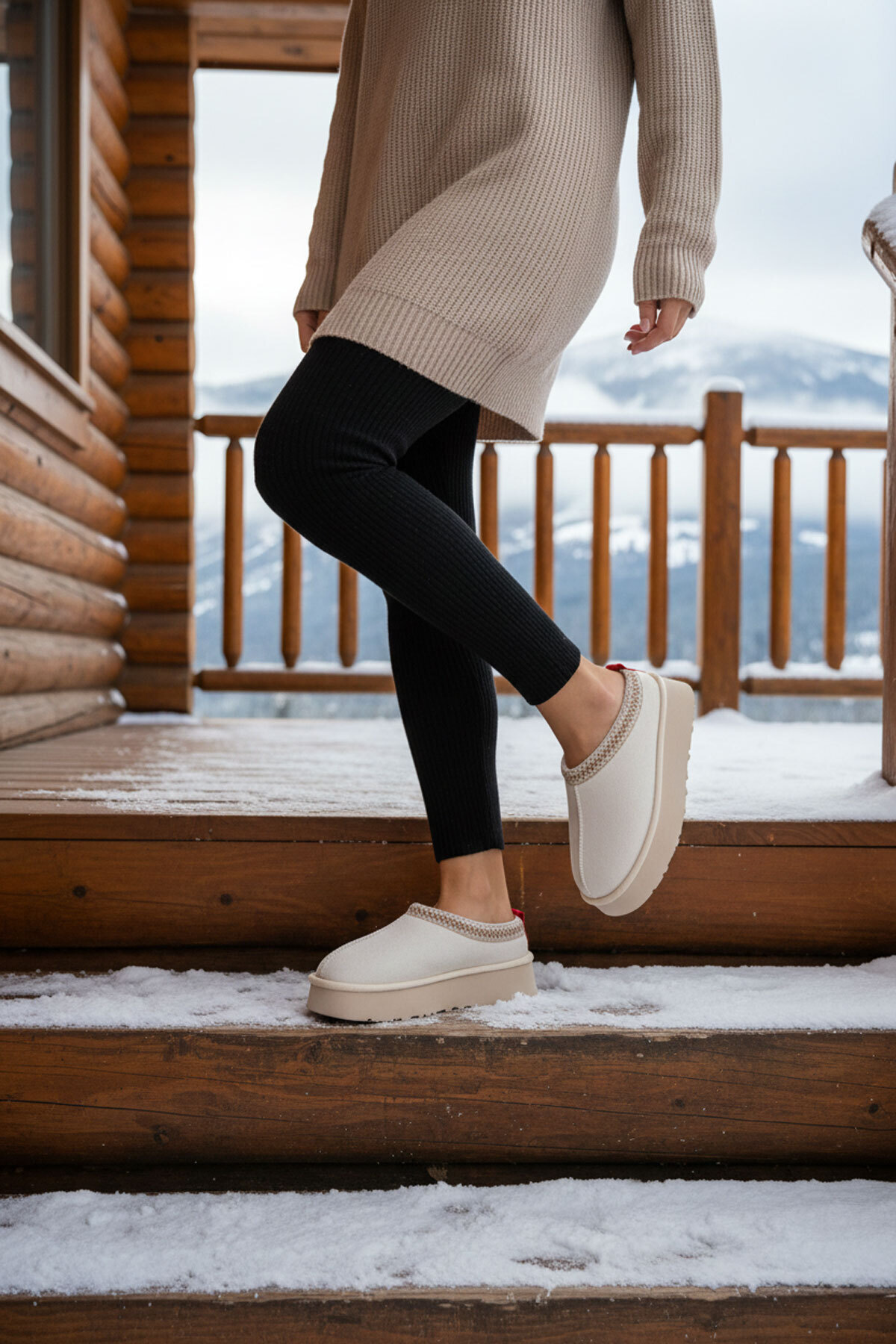 SOHO Beżowe zamszowe buty damskie - model Bootie 19762