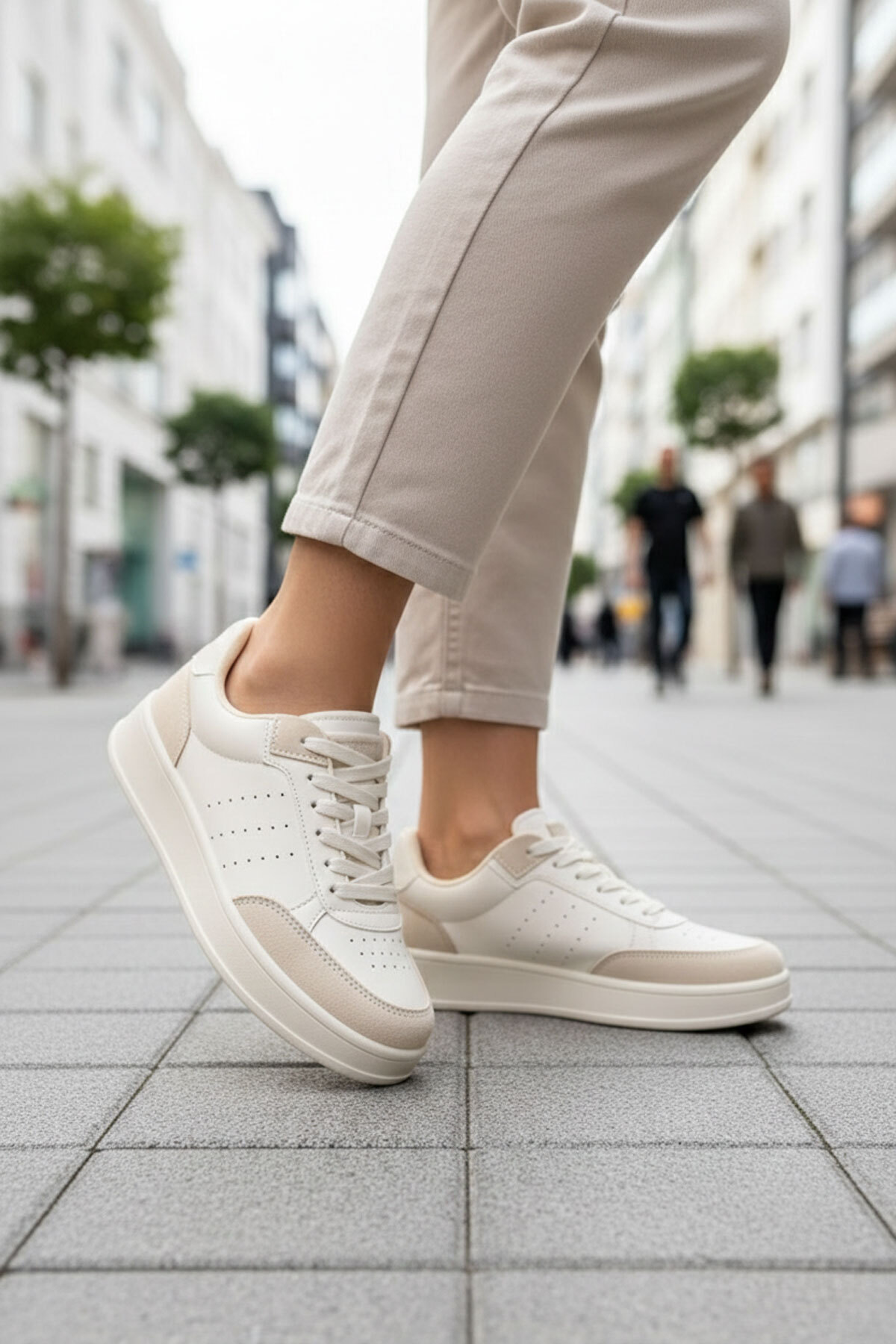 Beige Women's Sneaker 20359
