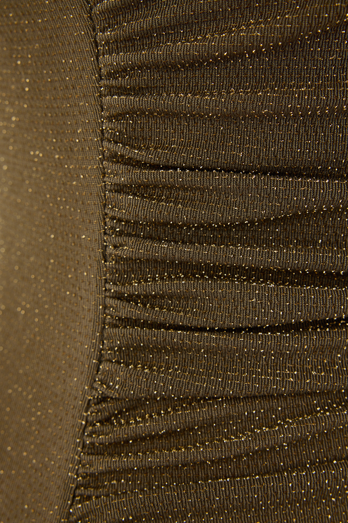 Trendyolmilla  Haki Yüksek Degaje Yaka Simli Örme Party Bluz TPRSS26BZ00005 - Görsel 6