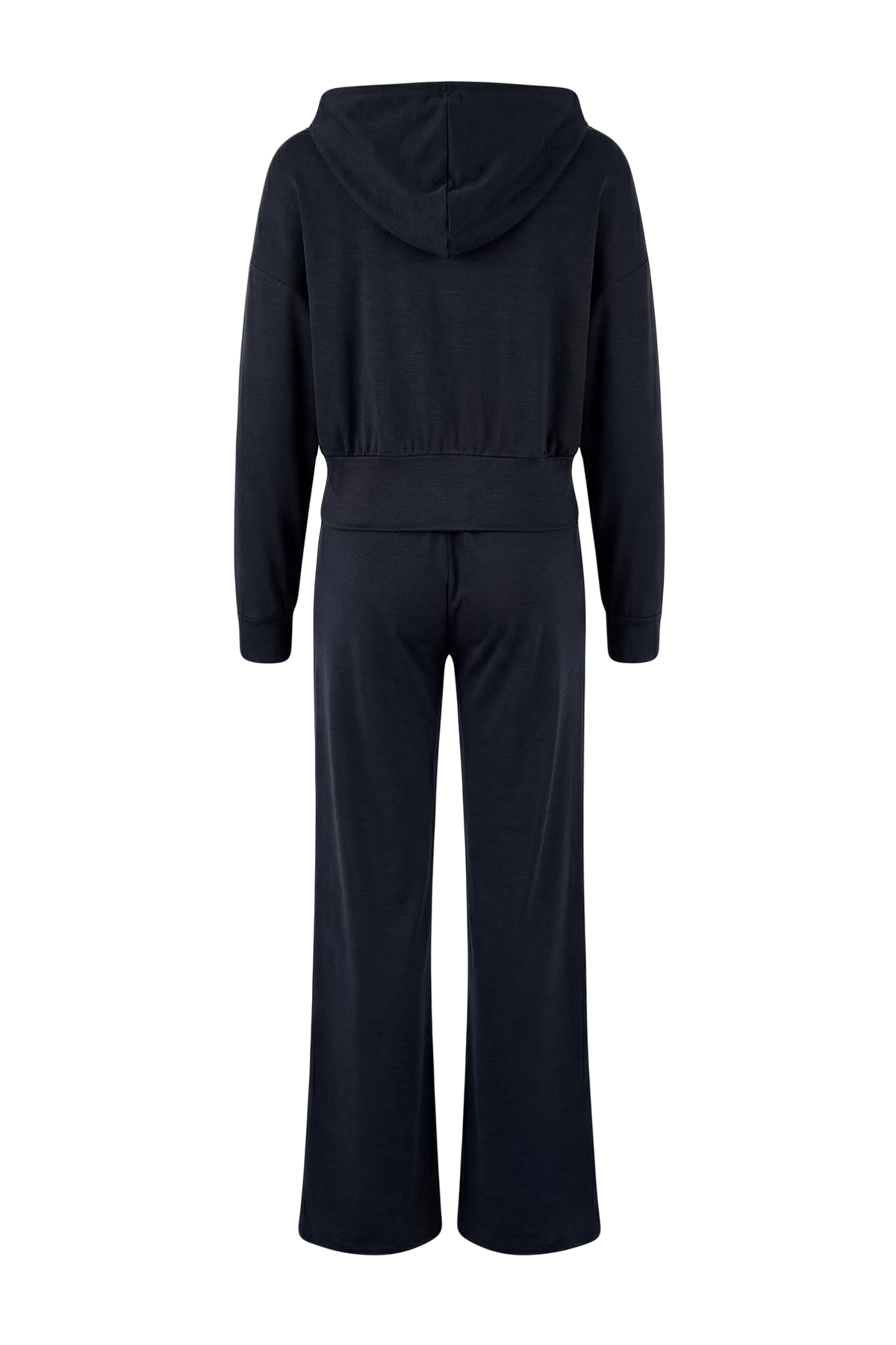 Trendyolmilla  Antrasit Regular Fermuarlı Düşük Kol Straight Pike Modal Premium Örme Alt-Üst Takım TWOSS26AU00022 - Görsel 6