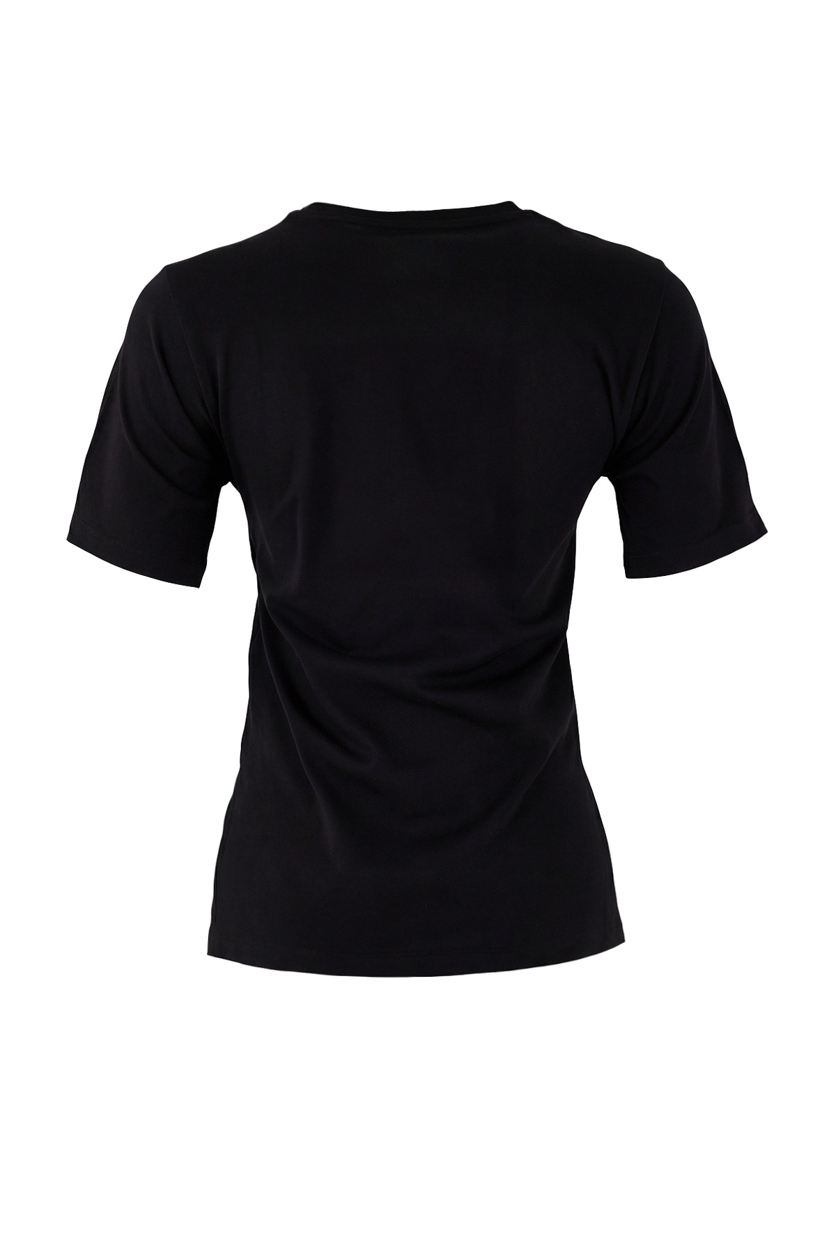 Trendyolmilla  Siyah Regular/Normal Kalıp Kısa Kollu %100 Pamuk Büzgü Detaylı Örme Bluz TWOSS26BZ00009 - Görsel 7