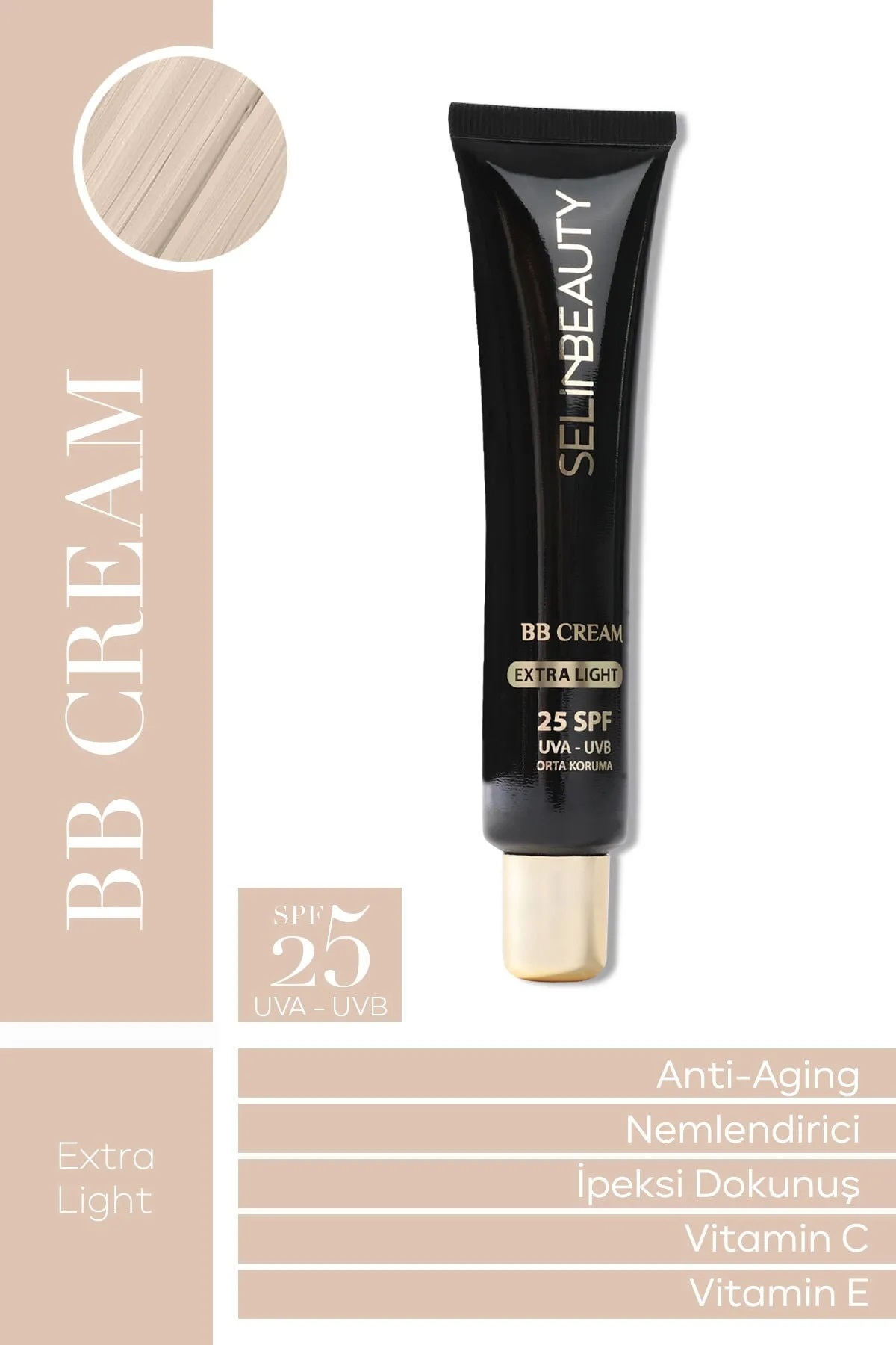 SELİNBEAUTY Bb Cream Extra Light Spf25 40 ml - Concealer Özellikli - Fiyatı, Yorumları