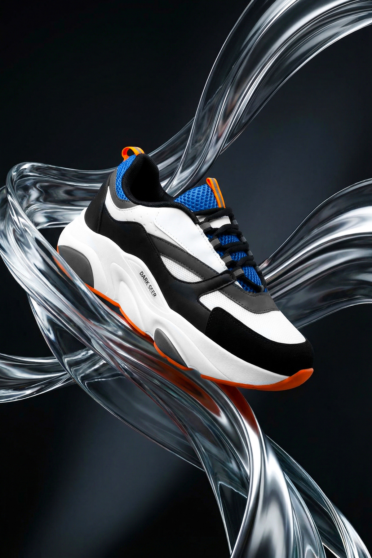 Dark Seer  Beyaz Mavi Unisex Sneaker - Görsel 12