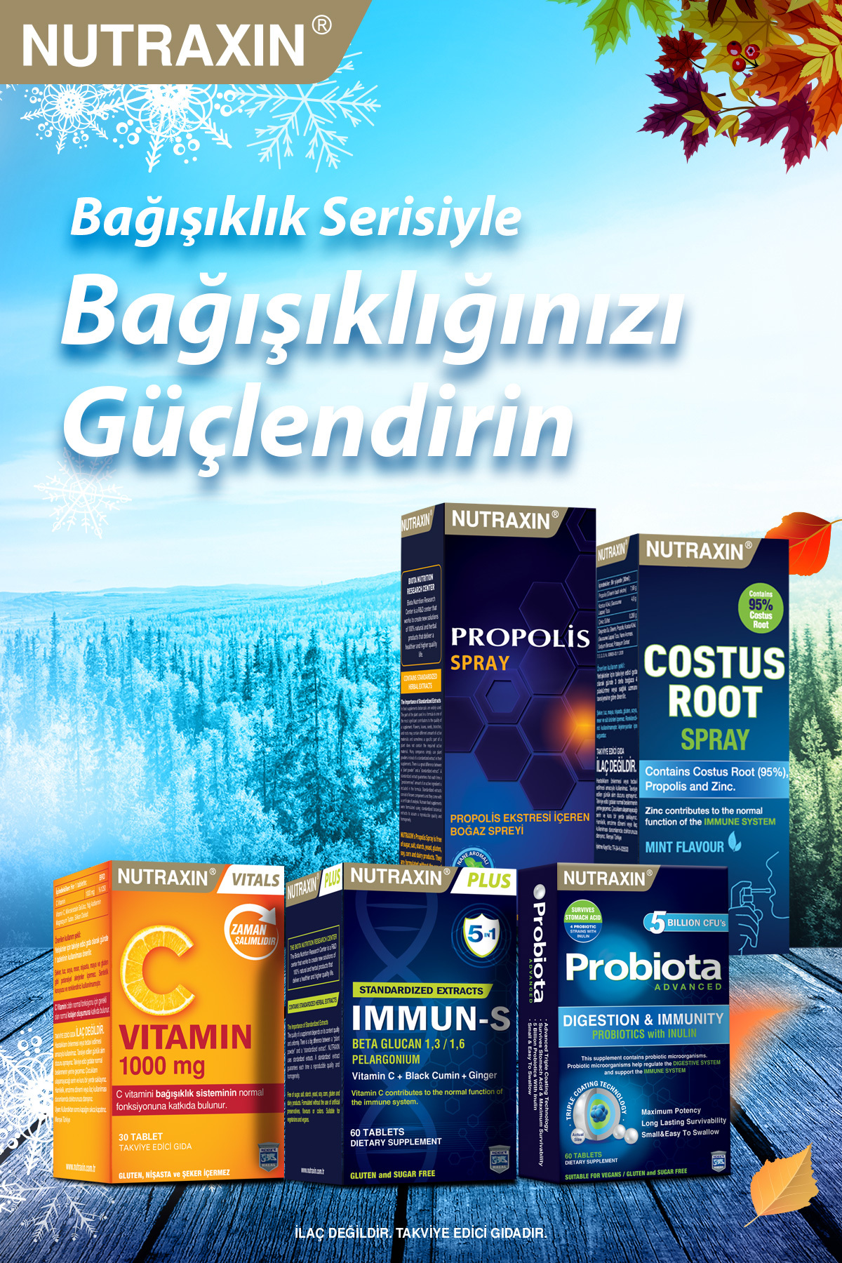 Probiota Advanced 60 Tablets | اینولین پری بیوتیک پشتیبانی می شود | هضم و ایمنی Nutraxin اورجینال - تصویر 3