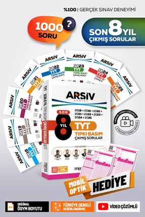 Marka Yayınları Tyt Son 8 Yıl Tıpkı Basım Fasikül Fasikül Çıkmış Sorular Çözü...