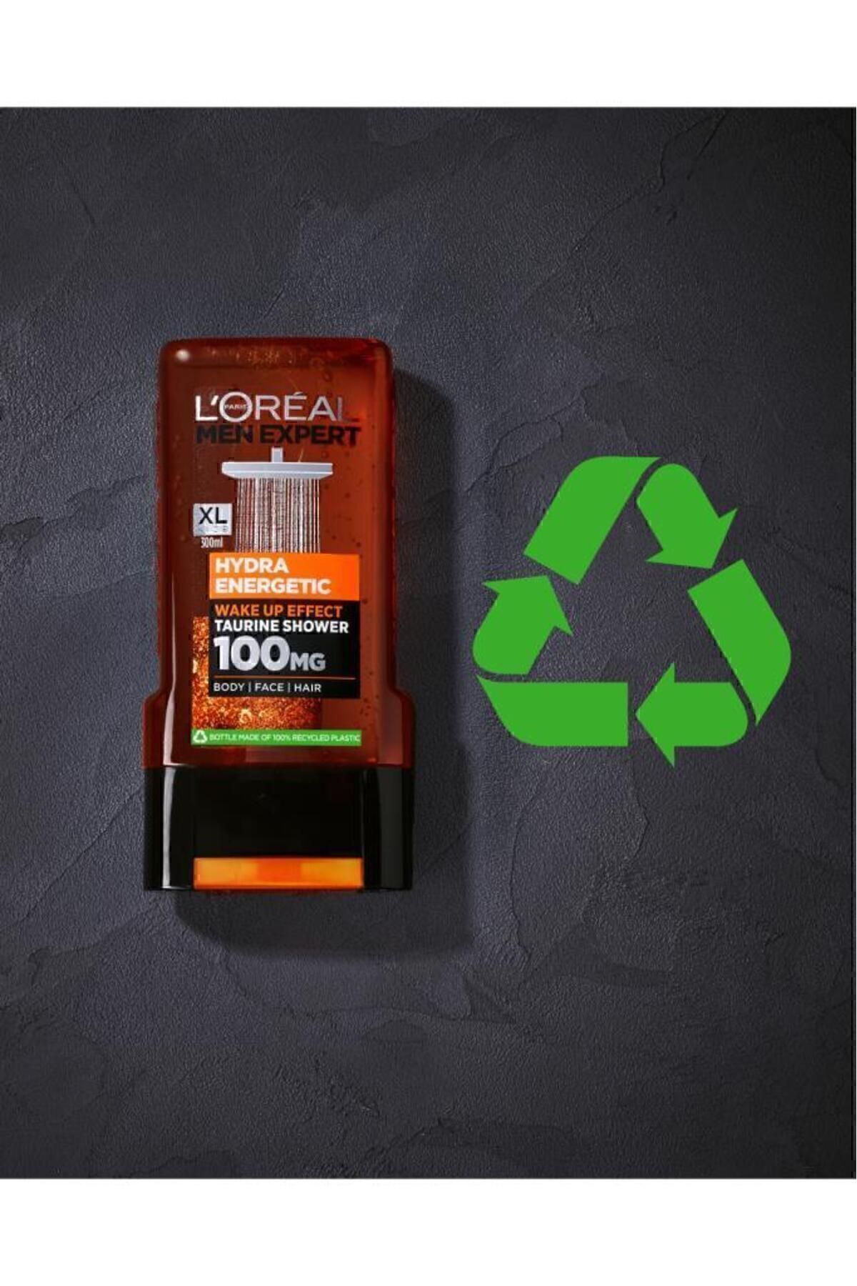 Men Expert Hydra Energetic Taurin İçeren Duş Jeli 300 ml 3'lü Set