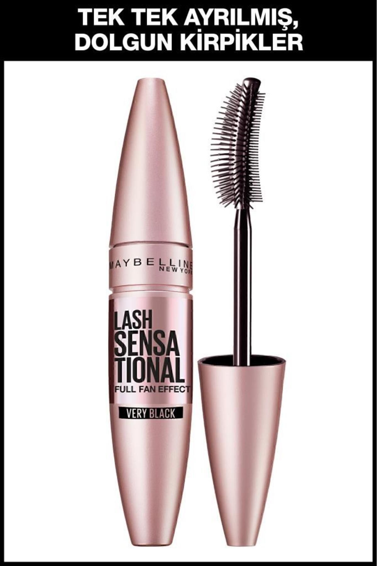 Maybelline New York Černá řasenka Lash Sensational Fan Effect