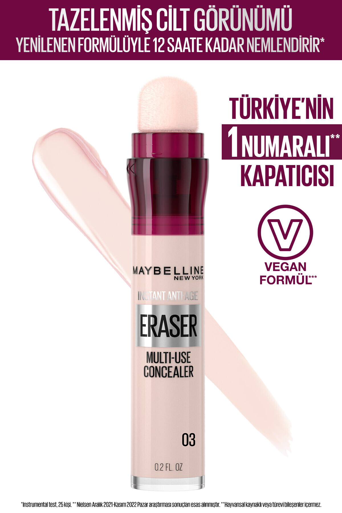 Maybelline New York Instant Anti Age Eraser Kapatıcı 03 Fair Yorumları