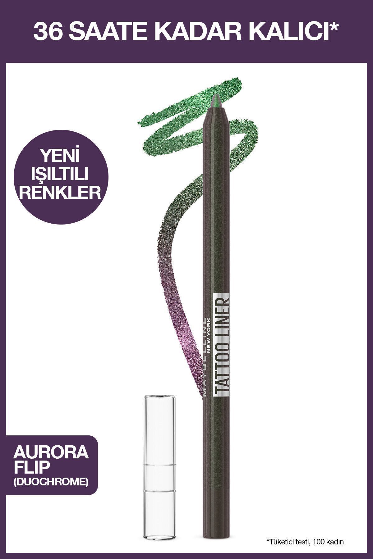 Maybelline New York Tattoo Liner Jel Göz Kalemi - 823 Aurora Flip - Fiyatı, Yorumları