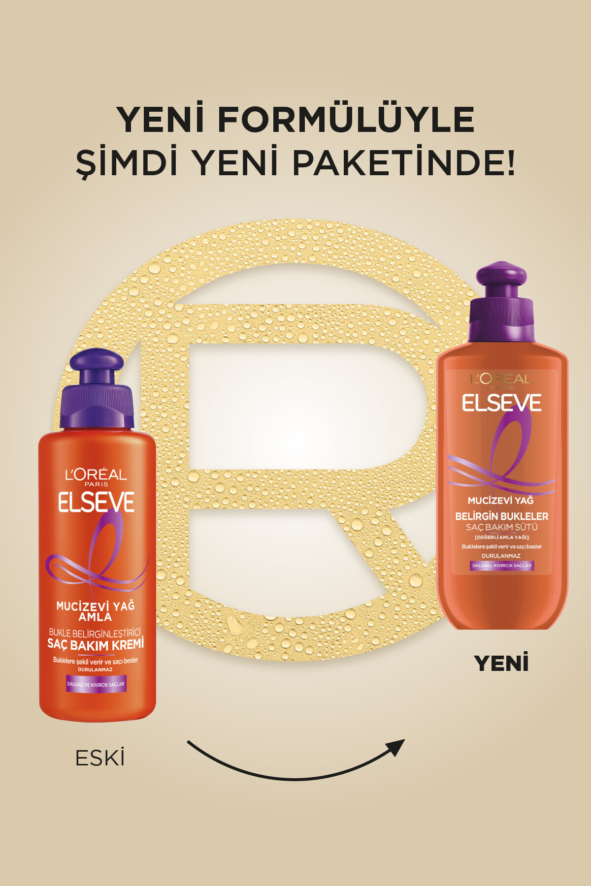 L'Oréal Paris Elseve Mucizevi Amla Yağı Bukle Belirginleştirici Saç Bakım Kremi 200ml — 3600523916429 — تصویر 6 از 6