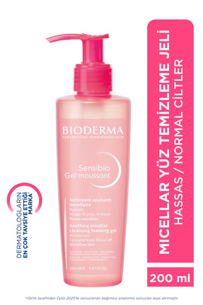 Bioderma Sensibio Foaming Gel Hassas ve Normal Ciltler için Durulanan Micella...