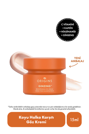 Origins C Vitamini & Niasinamid Içeren Ginzing™ Canlandırıcı Göz Kremi 15 ml ...