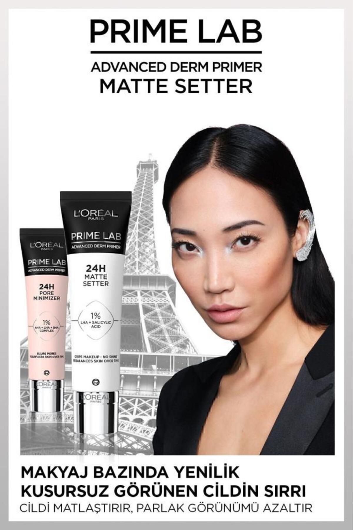 L'Oréal Paris Prime Lab Matte Setter Matlaştırıcı Salisilik Asit İçeren Primer — زرشکی 3600524070021 — تصویر 2 از 8