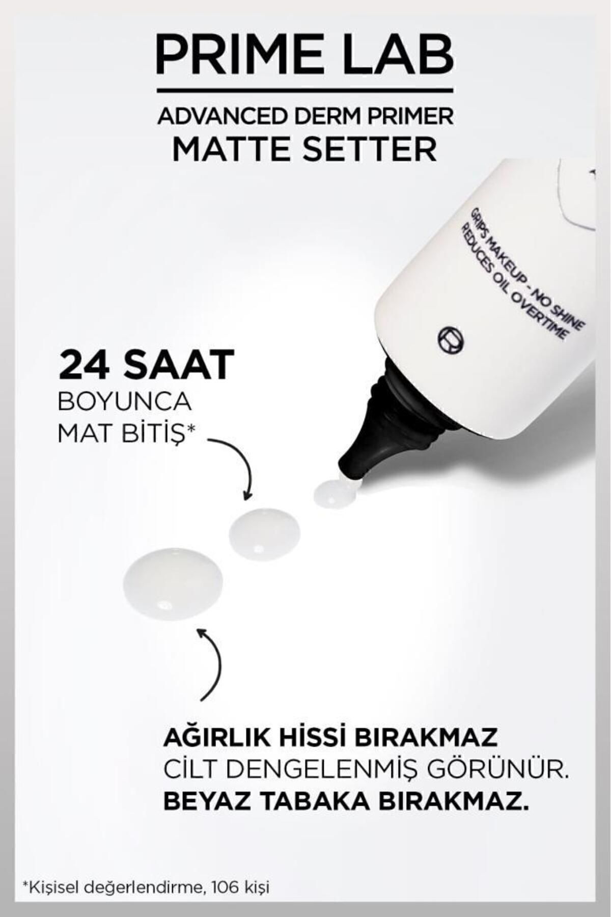L'Oréal Paris Prime Lab Matte Setter Matlaştırıcı Salisilik Asit İçeren Primer — زرشکی 3600524070021 — تصویر 4 از 8