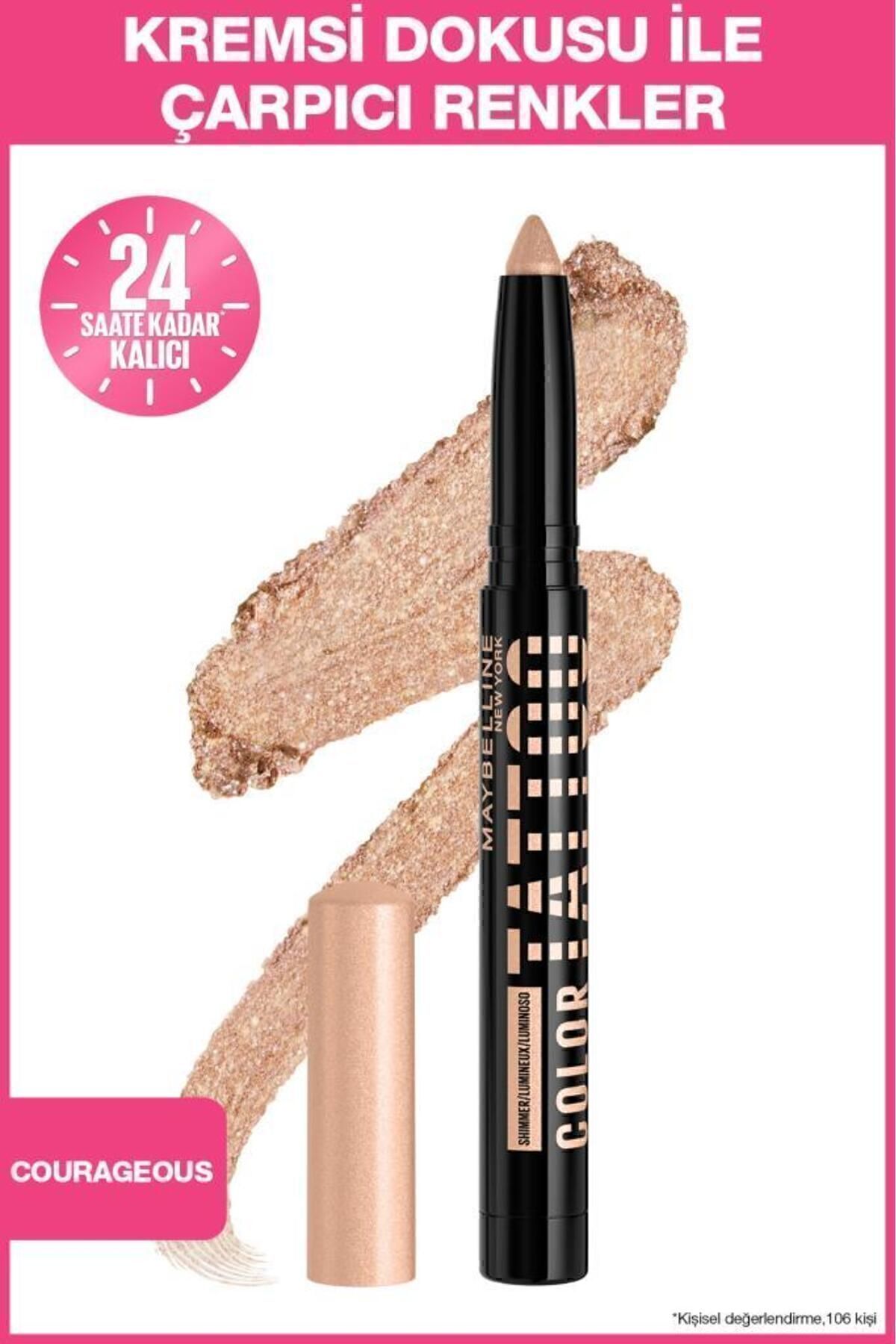 Maybelline New York Color Tattoo 24H Eye Stix - Courageous - Fiyatı, Yorumları