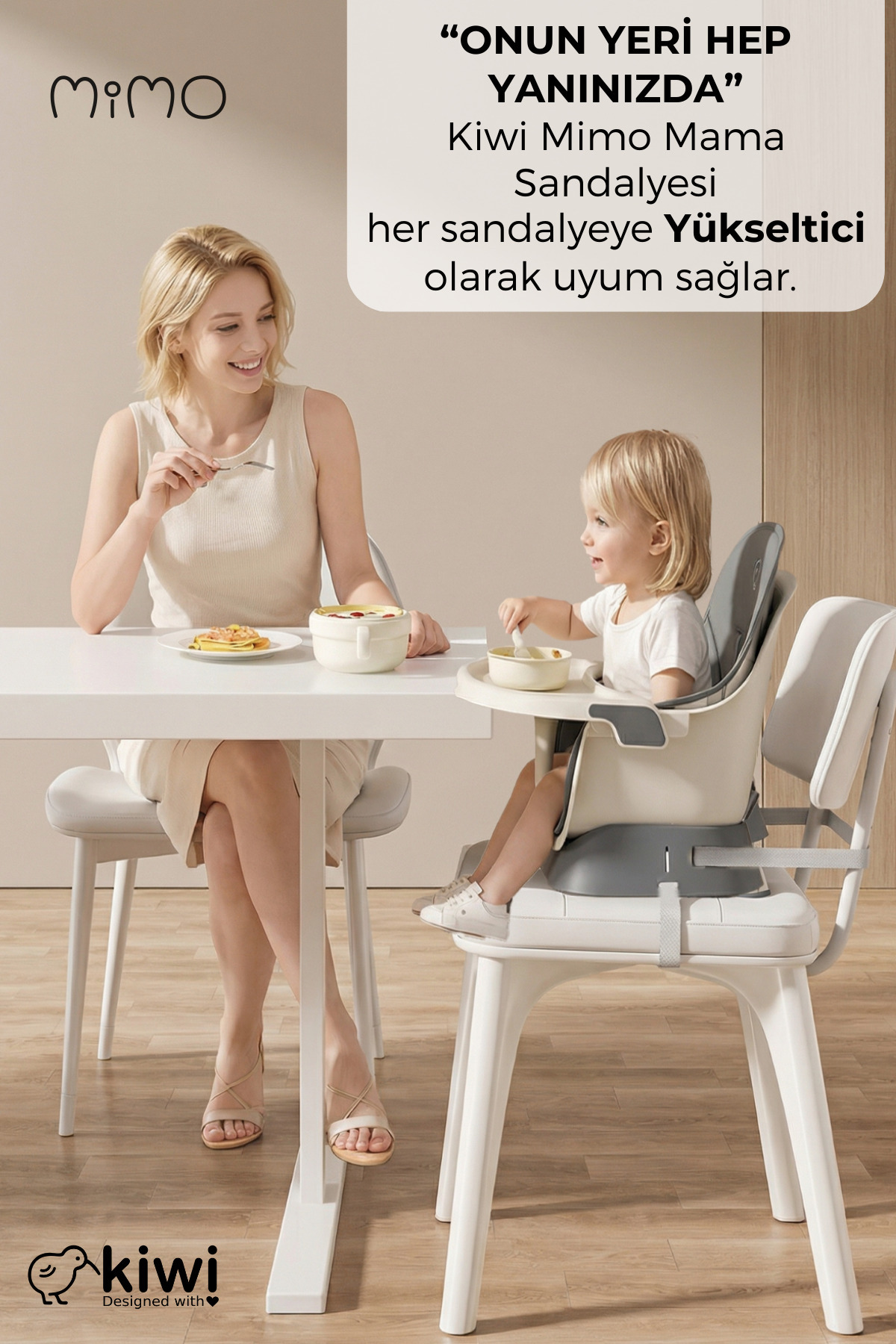 Kiwi Mimo 12’si 1 Arada Çok Fonksiyonlu Mama Sandalyesi – Oyun & Aktivite Masası - Mavi fotoğrafı 4 (önizleme)