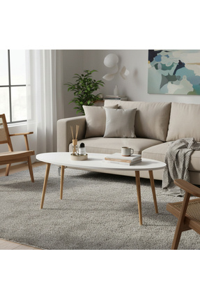 Monte Sehpa Orbit Orta Sehpa Beyaz