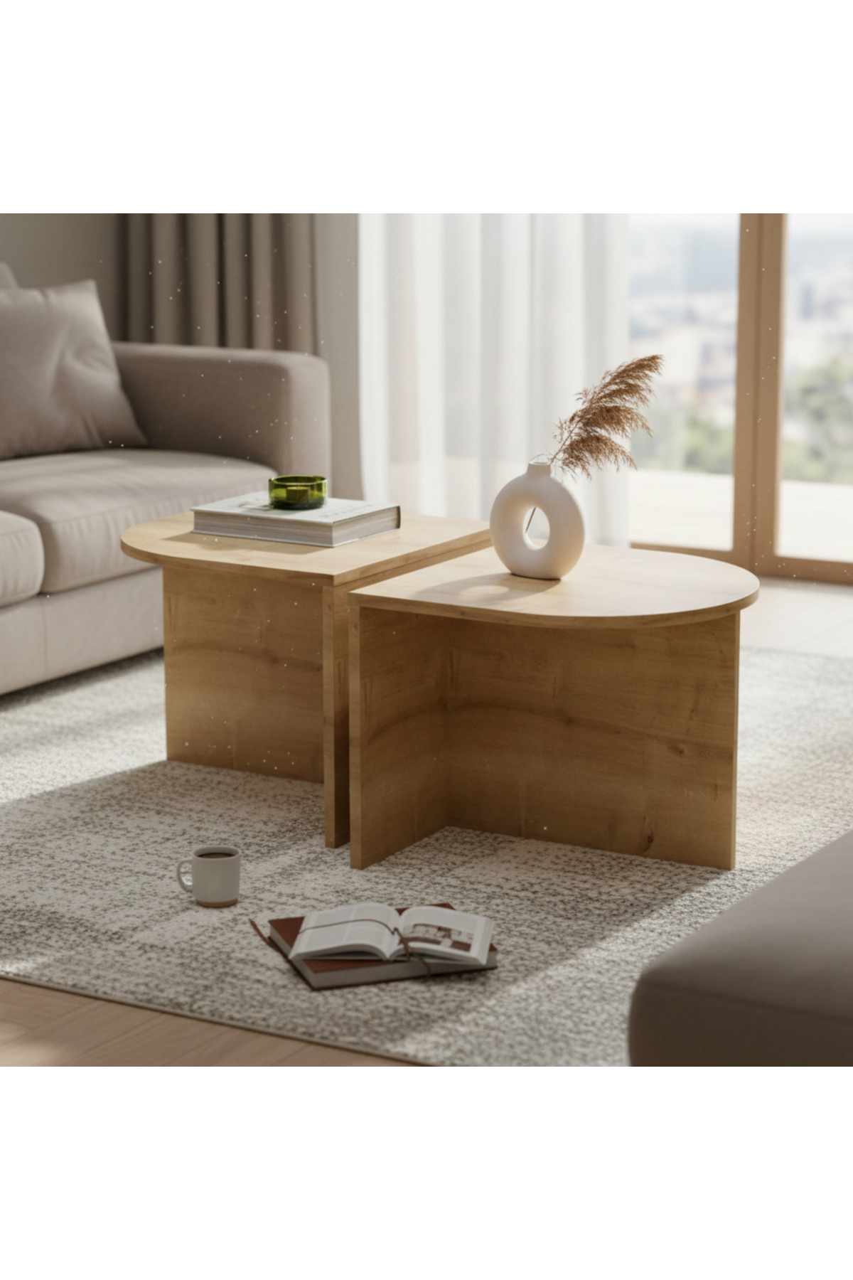 Twins 2-Piece Coffee Table